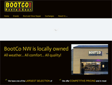 Tablet Screenshot of bootconw.com